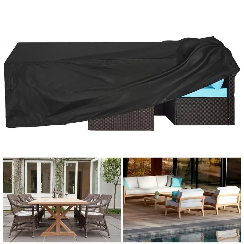 Outdoor Furniture Sofa - Heavy Duty Windproof Garden Furniture Cover