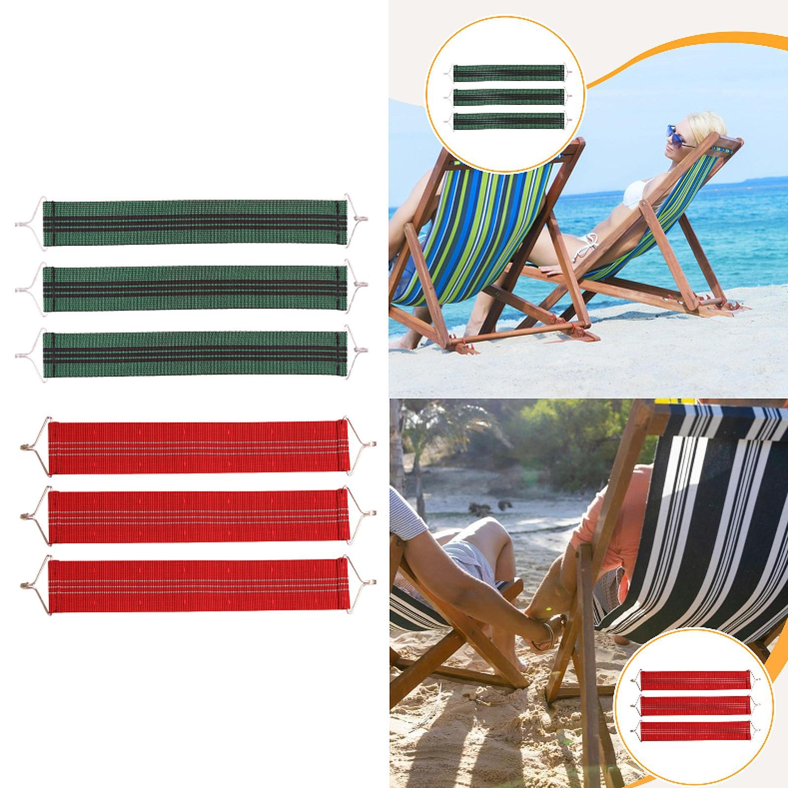 Outdoor Furniture Bench - 3 Pcs Patio Chair Replacement Cords