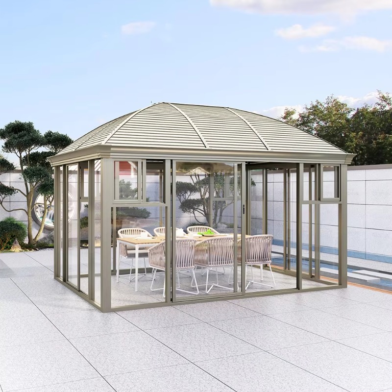 Freestanding Sunrooms Glass Ho - đánh giá và giá Outdoor Furniture Gazebo