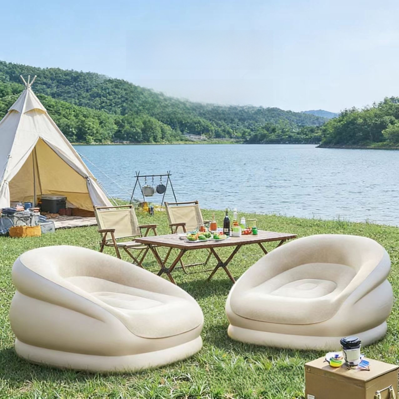 Portable Iatable Sofa for Cam  - đánh giá và giá Outdoor Furniture Designer