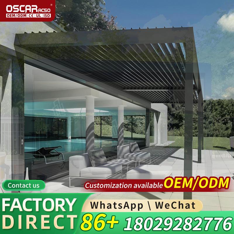 Rainproof Aluminum Louver Perg - đánh giá và giá Outdoor Furniture Prices