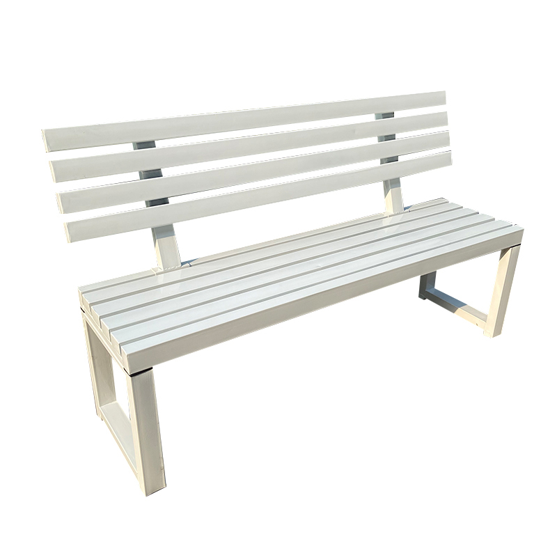 Internet celebrity White bench - đánh giá và giá Outdoor Furniture Bench
